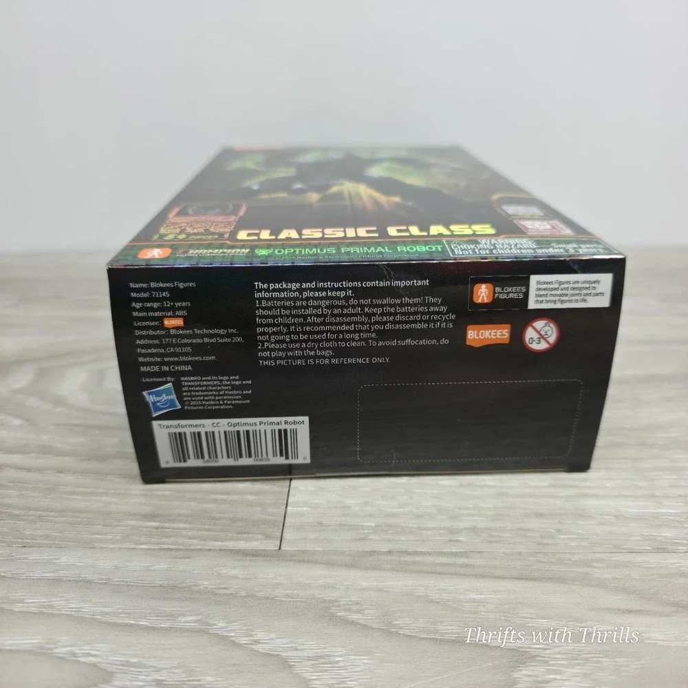 Blokees Transformers Classic‎ Class #05 - Optimus Primal Robot - Kit 71145 - NIB